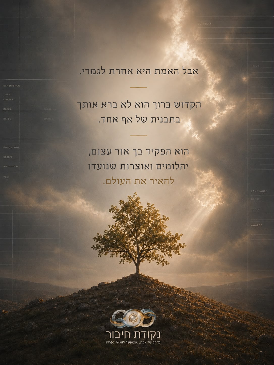 שקופית שלישית בסדרת הפוסטים השנייה